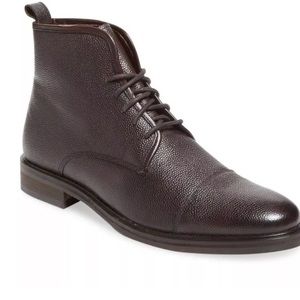 Warfield & Grand Cap-Toe Leather Boot